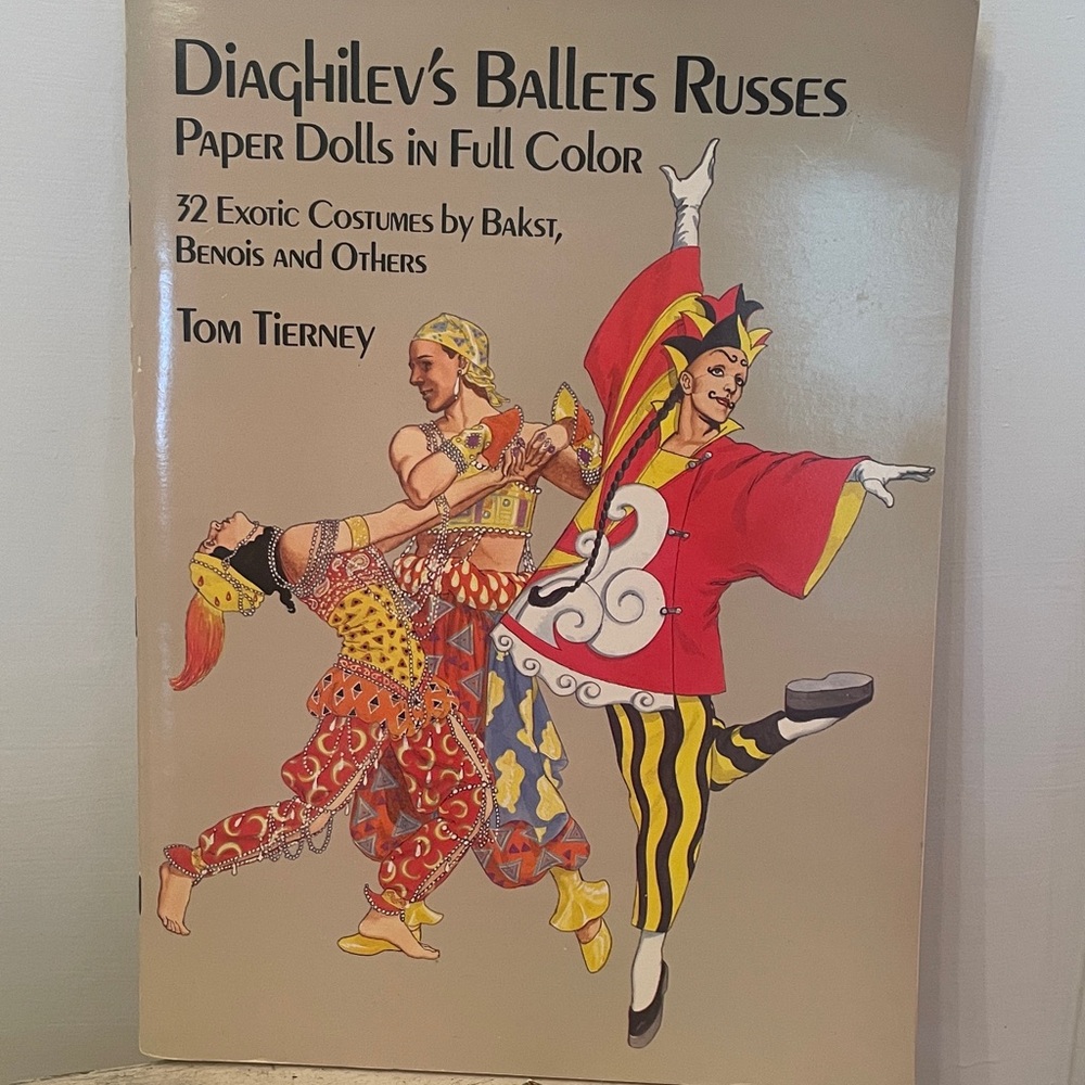 Tom Tierney’s BALLETS RUSSES paper dolls in full color . Vintage